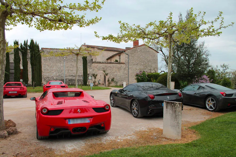 Photo d'un séminaire automobile au château de Salettes