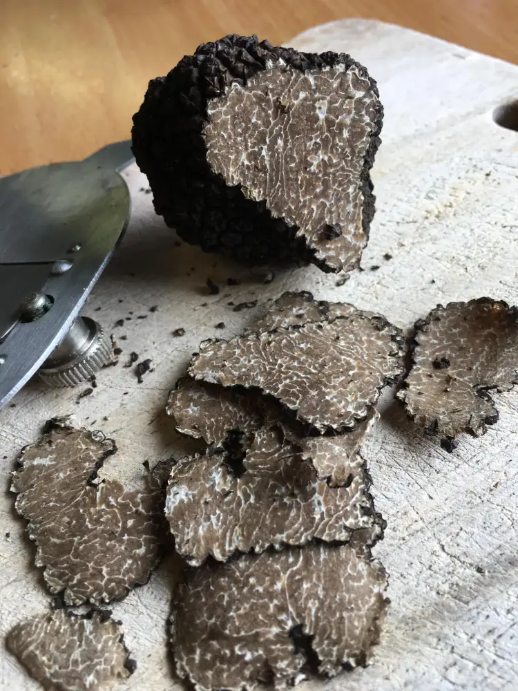 truffe noire decoupée